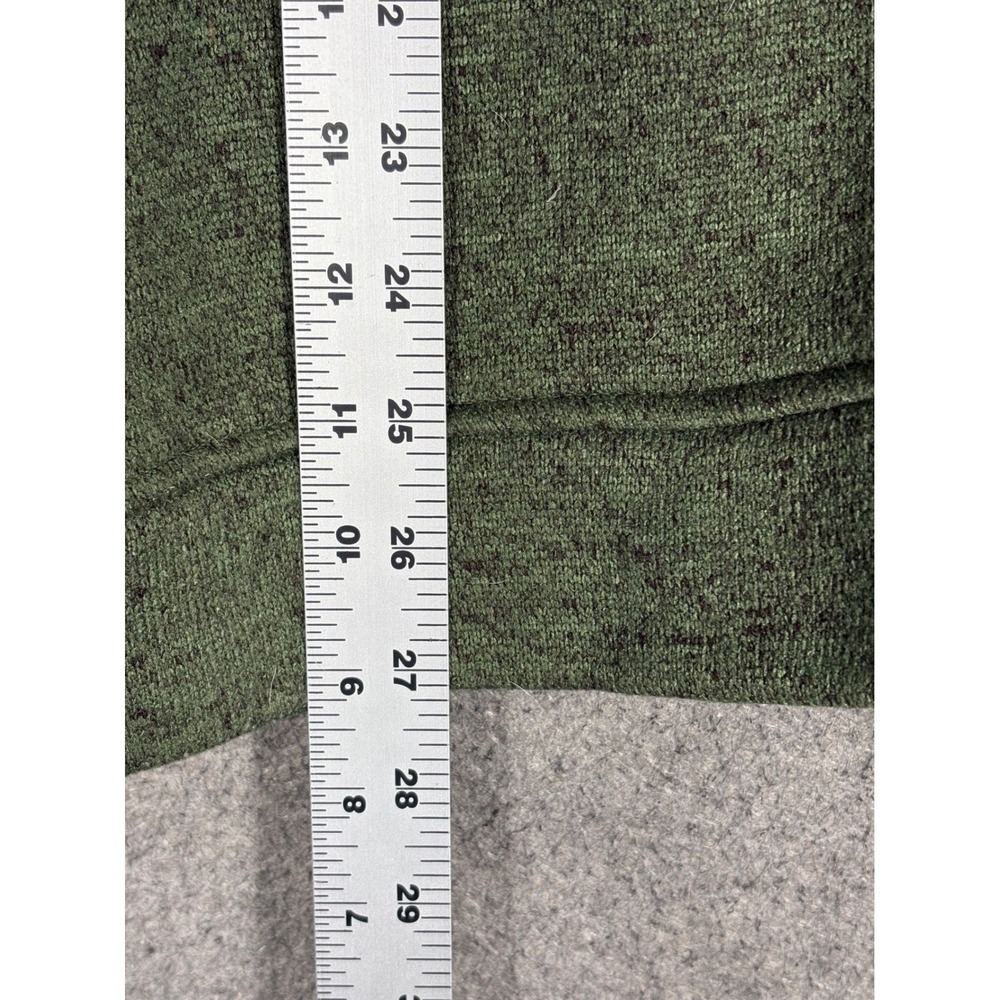 Eddie Bauer Mens Radiator Fleece Snap Mock Pullover Green Heather Large 1326578 - Picture 5 of 7